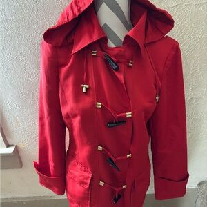 Vintage Dennis Basso Red Color Peacoat(XS)